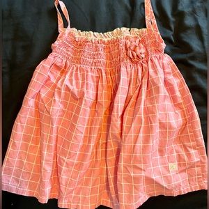 Miranda pink plaid summer dress
